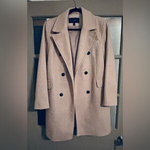 RACHEL Rachel Roy Classic Tan Pea Coat